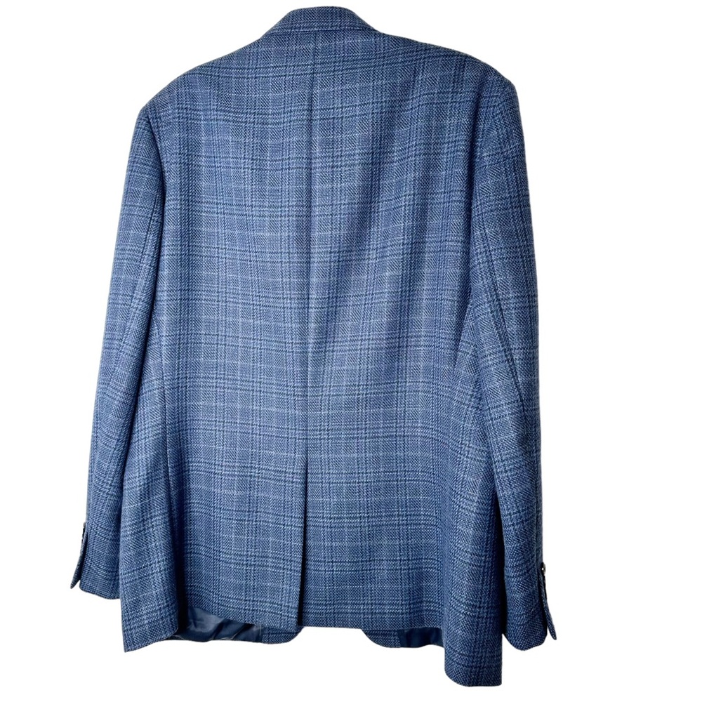 Lauren Ralph Lauren Blue Tweed Wool Blazer Sportscoat Size 44R - Picture 4 of 8